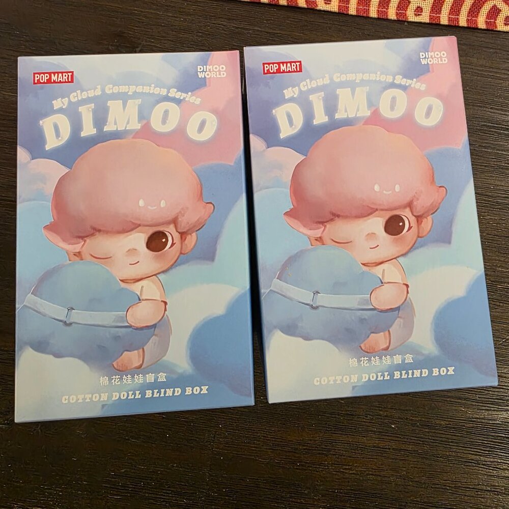 POP MART Dimoo Cloud Companion (Orange & Cyan) - Picture 2 of 4